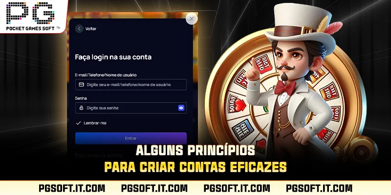 Alguns princípios para criar contas eficazes