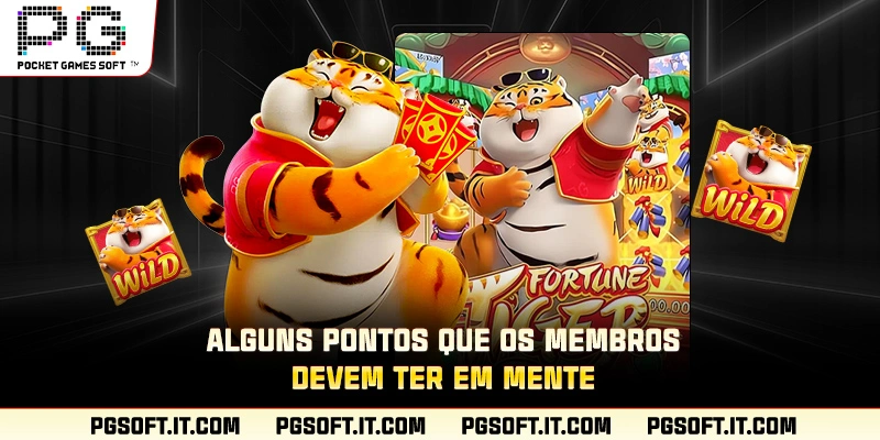 Alguns pontos que os membros devem ter em mente